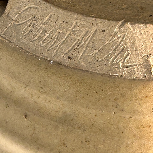 Vintage Pottery Table Lamp, Earthy, Rustic, Organic Modern Studio Pottery Lamp, - Picture 13 of 16